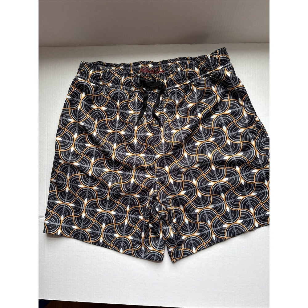 Robert Graham Men's Multicolor  Print Swim Trunks Shorts XL